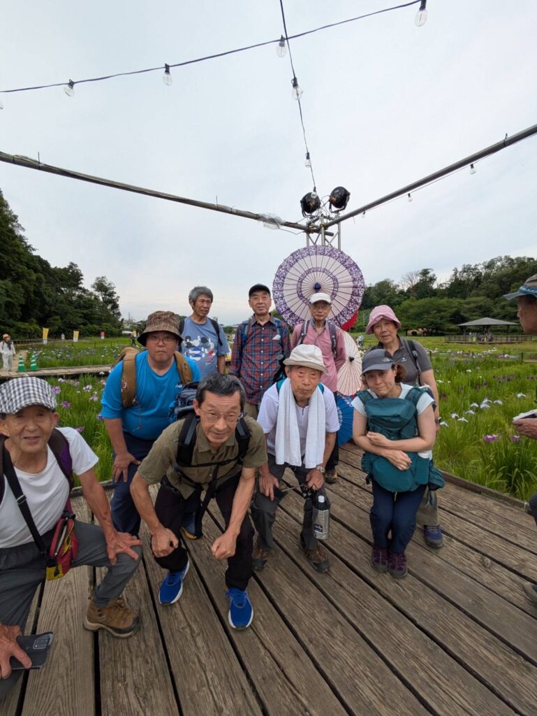 和傘の飾りつけ