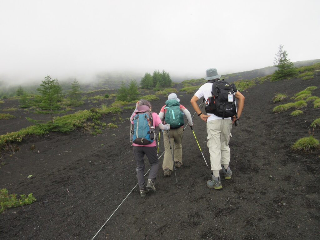 大石茶屋からの登り