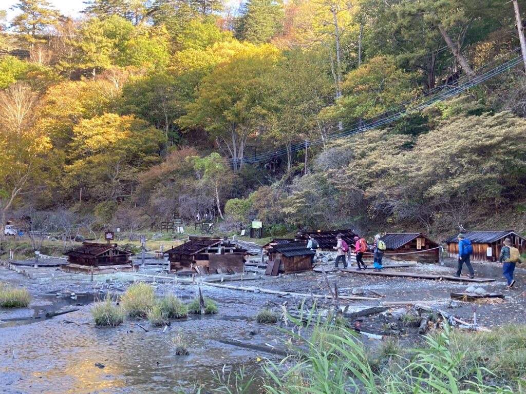 湯元温泉の源泉を通過（撮影watanabemati）
