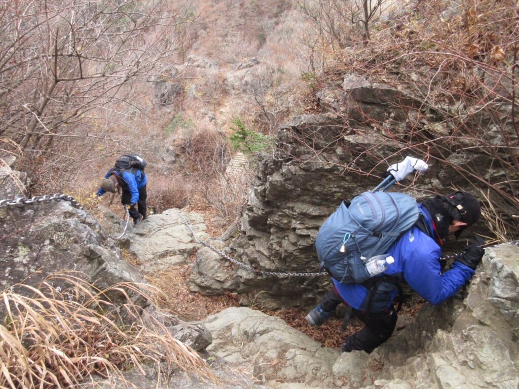 楽しい岩場🎵　 (撮影:shun) 