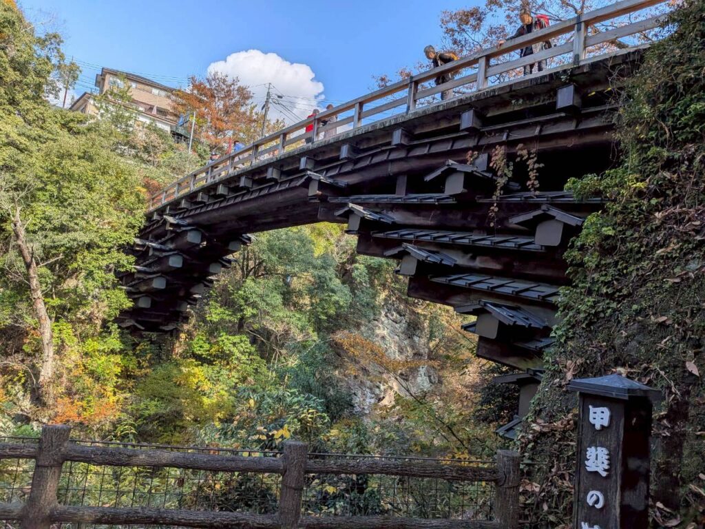 猿橋の仕組みが良く解かる(撮影denn)