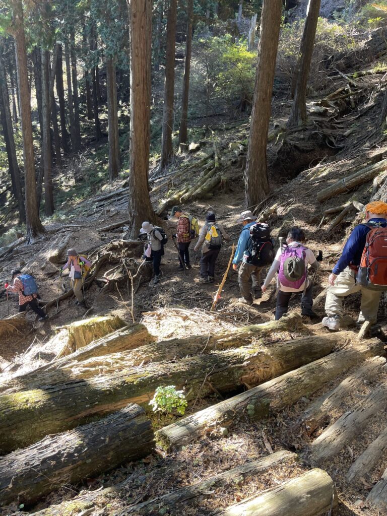 下山開始（撮影ムーミン）