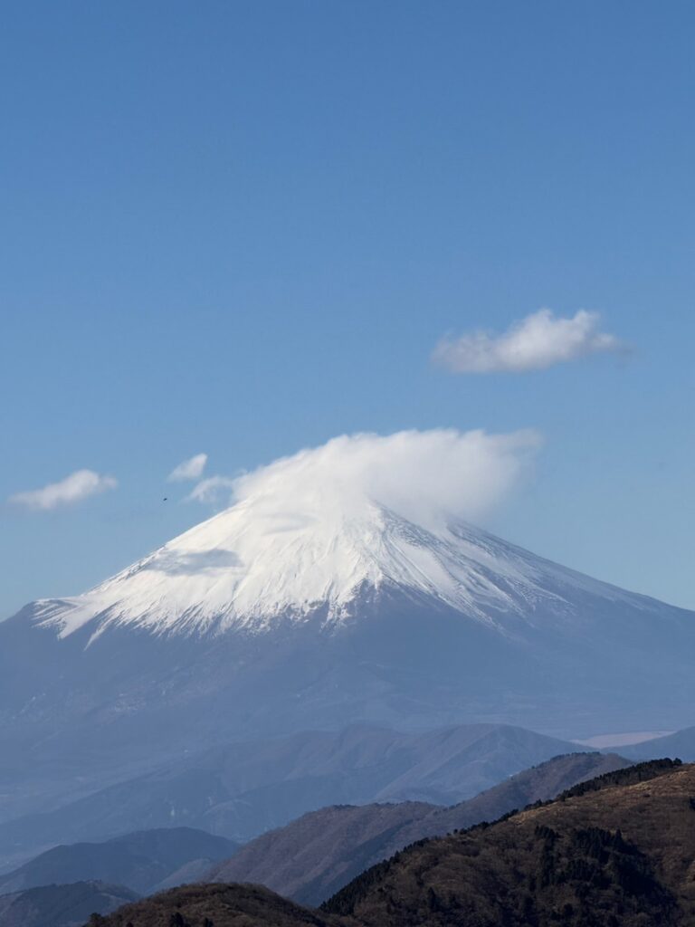大山山頂からの富士山（撮影ナベノ）