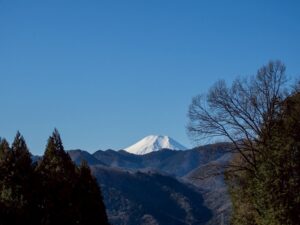 早くも見えた富士 (撮影:MR.仙人)