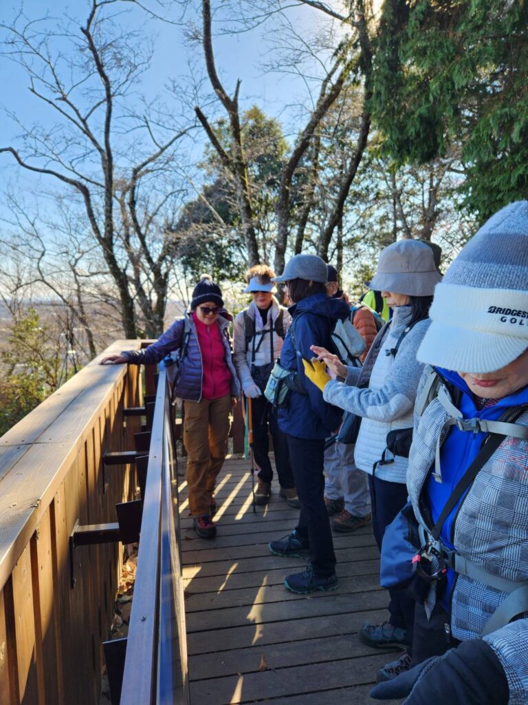 弘法山展望台にて（撮影tantan）